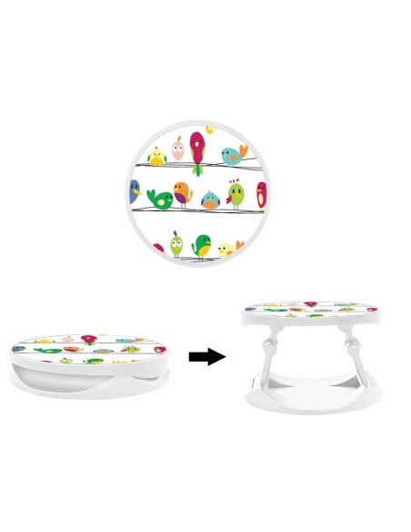 Grip imprimé pour téléphone | Design Oiseaux | Poignée et support smartphone