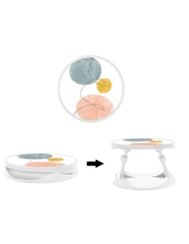 Grip imprimé pour téléphone | Design One line bleu | Poignée et support smartphone