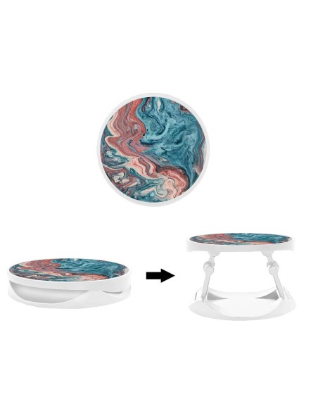 Grip imprimé pour téléphone | Design Orographic | Poignée et support smartphone