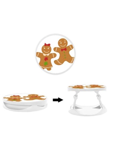 Grip imprimé pour téléphone | Design Pain d'épice | Poignée et support smartphone