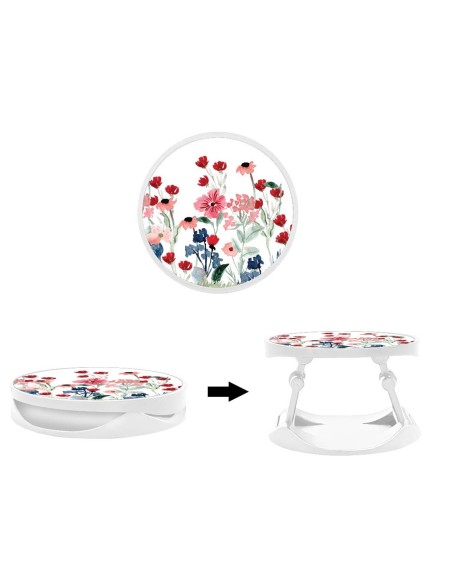 Grip imprimé pour téléphone | Design Printemps en fleurs | Poignée et support smartphone