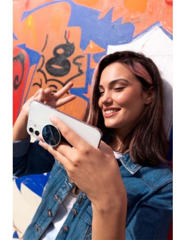 Grip imprimé pour téléphone | Design Seul en Montagne | Poignée et support smartphone