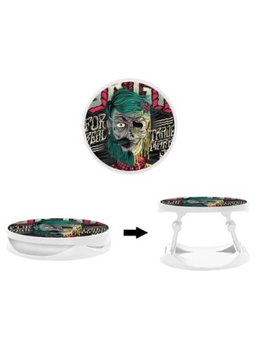 Grip imprimé pour téléphone | Design Skull Urgh | Poignée et support smartphone