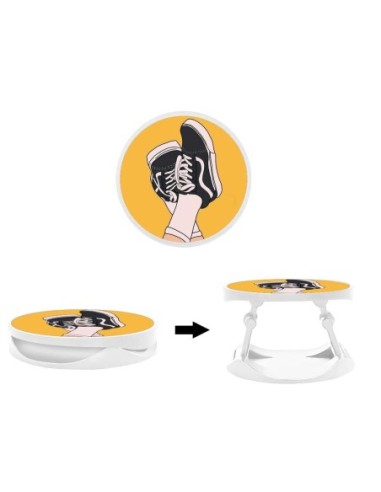 Grip imprimé pour téléphone | Design Sneakers | Poignée et support smartphone