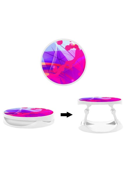 Grip imprimé pour téléphone | Design Square | Poignée et support smartphone