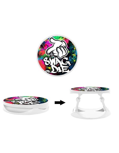Grip imprimé pour téléphone | Design Swag or die | Poignée et support smartphone