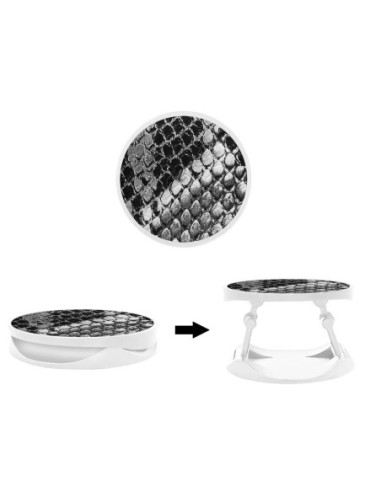 Grip imprimé pour téléphone | Design Texture Python | Poignée et support smartphone