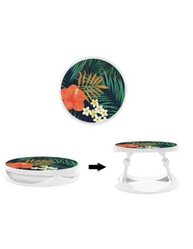 Grip imprimé pour téléphone | Design Tropical | Poignée et support smartphone