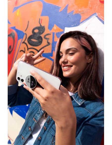 Grip imprimé pour téléphone | Design Yin et Yang | Poignée et support smartphone