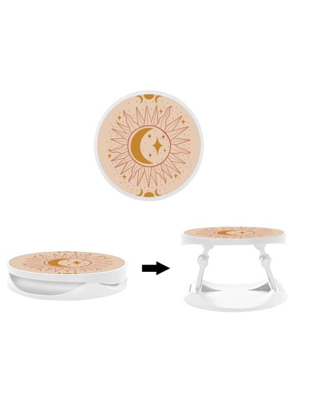 Grip imprimé pour téléphone | Design Zénith | Poignée et support smartphone