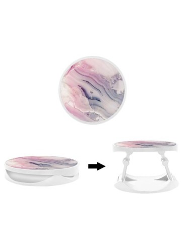 Grip imprimé pour téléphone | Design Zoom sur Pierre Claire | Poignée et support smartphone