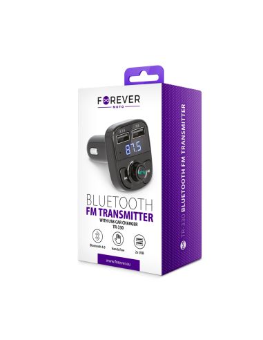 Transmetteur FM Bluetooth Forever TR-330 - Noir