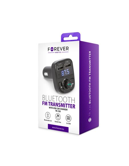 Transmetteur FM Bluetooth Forever TR-330 - Noir