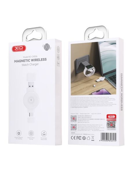 Chargeur Apple Watch 2,5W USB/USB-C - Blanc