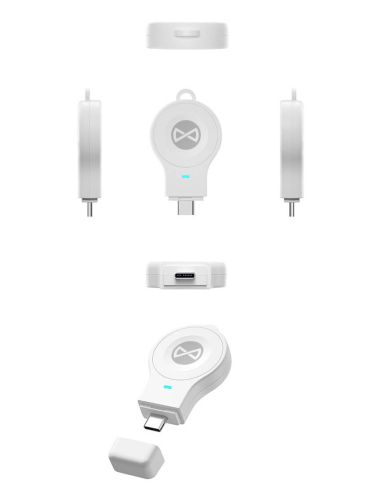 Station de Charge Magnétique Sans Fil 5-en-1 - Blanc