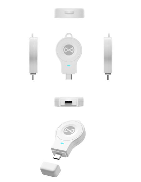 Station de Charge Magnétique Sans Fil 5-en-1 - Blanc