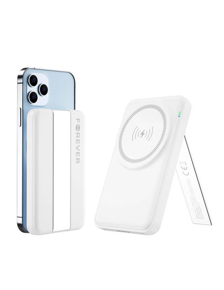 Station de Charge Magnétique Sans Fil 5-en-1 - Blanc