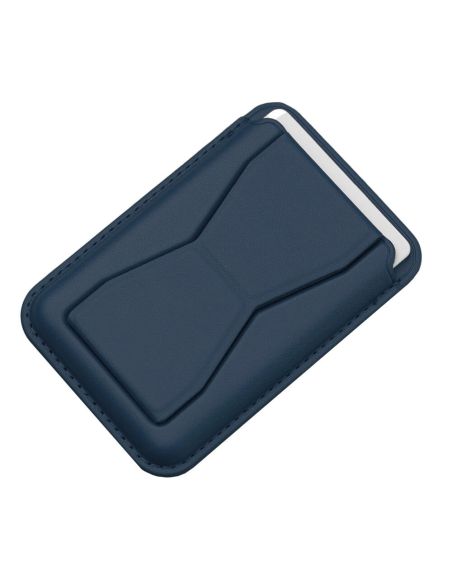 Grip Porte-cartes avec Support Pliable - Bleu
