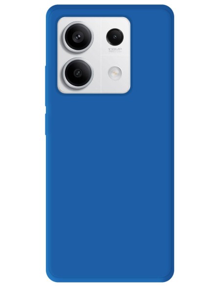 Coque en silicone Mat Xiaomi Redmi Note 13 5G - Bleu