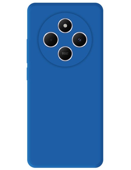 Coque en silicone Mat Xiaomi Redmi 14C 4G - Bleu