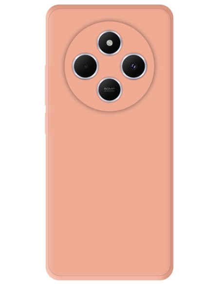 Coque en silicone Mat Xiaomi Redmi 14C 4G - Rose pale