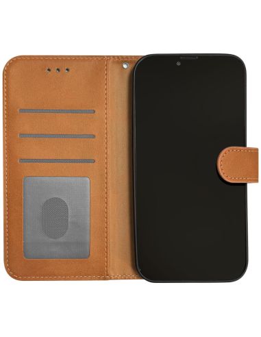 Etui languette en Simili cuir Camel