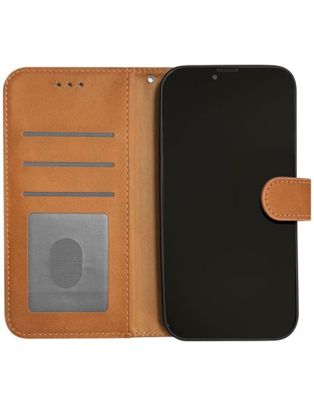 Etui languette en Simili cuir Camel