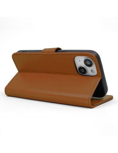 Etui languette en Simili cuir Camel