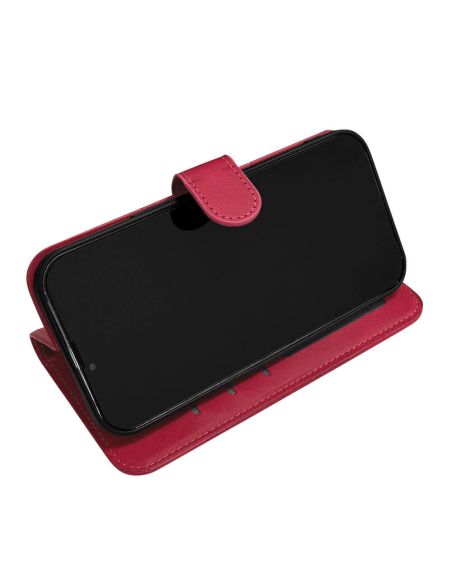Etui languette en Simili cuir Rouge