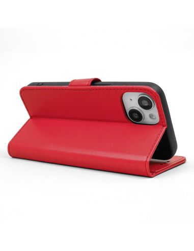 Etui languette en Simili cuir Rouge