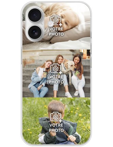 Coque personnalisable 3 photos