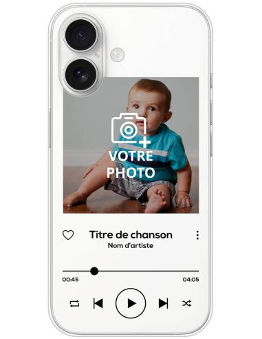 Coque personnalisable Lecteur Music