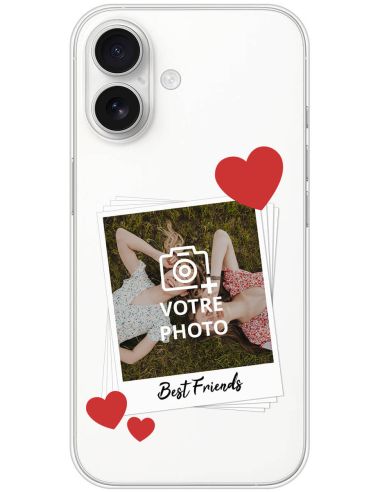 Coque personnalisable Polaroid Pictos Coeurs