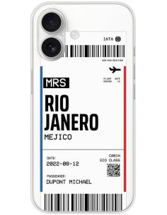 Coque personnalisable Billet d'avion