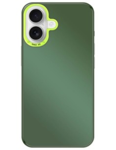 Coque So Cool effet métallisé Vert