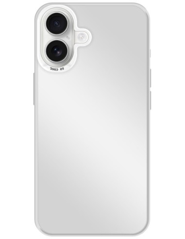 Coque So Cool effet métallisé Argent