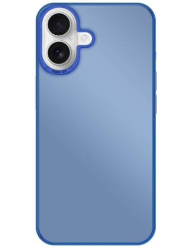 Coque So Cool effet métallisé Bleu