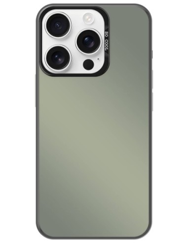 Coque So Cool effet métallisé Noir