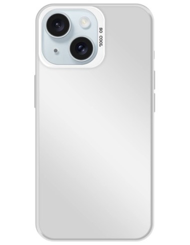 Coque So Cool effet métallisé Argent