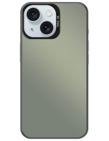 Coque So Cool effet métallisé Noir