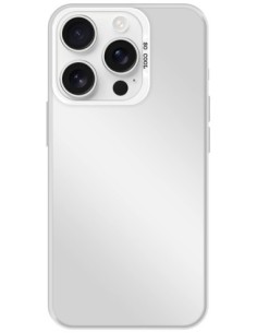 Coque So Cool effet métallisé Argent