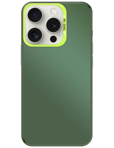 Coque So Cool effet métallisé Vert