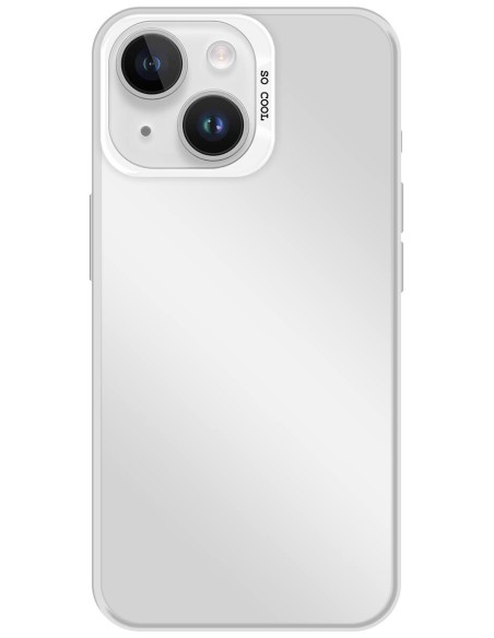 Coque So Cool effet métallisé Apple iPhone 13 | iPhone 14 - Argent