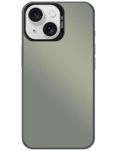 Coque So Cool effet métallisé Noir