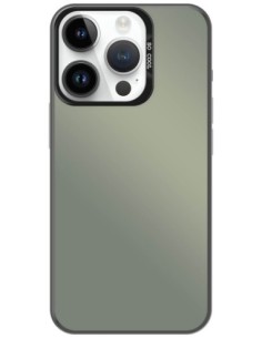 Coque So Cool effet métallisé Noir
