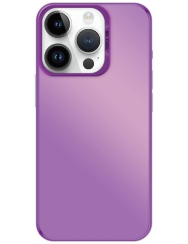 Coque So Cool effet métallisé Violet