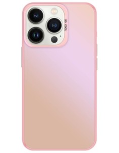 Coque So Cool effet métallisé Rose