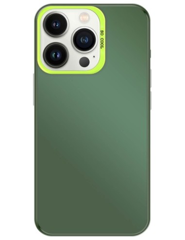 Coque So Cool effet métallisé Vert