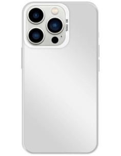 Coque So Cool effet métallisé Argent