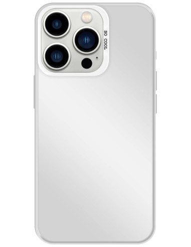 Coque So Cool effet métallisé Argent